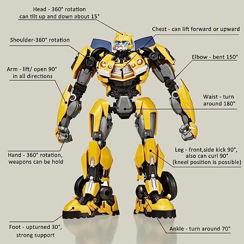 YOLOPARK Spielzeug Bumblebee, Transformers MV7: Rise of The Beasts, 6,5 Zoll Actionfigur – Bild 5
