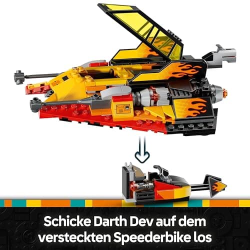 LEGO Star Wars The Force Burner Snowspeeder – Spielzeug zum Bauen und Sammeln mit 3 Minifiguren mit Lichtschwertern & Speederbike – Bild 5
