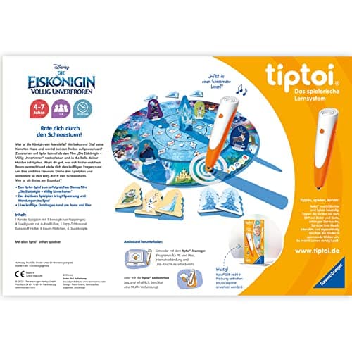 Ravensburger tiptoi Spiel 00116 - Disney Die Eiskönigin - Völlig Unverfroren: Das verdrehte Wettlaufspiel - EIN magisches Quiz-Spiel ab 4 Jahren – Bild 3