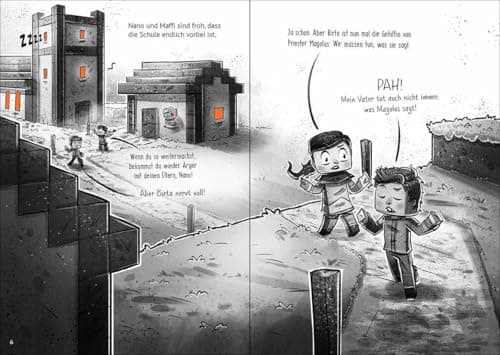 Das Dorf (Band 1) - Gestrandet auf der Smaragdinsel: Tauche ab ins Minecraft-Universum - Gaming-Abenteuer für Kinder ab 8 Jahren - ausgezeichnet mit dem Lesekompass 2022 – Bild 3