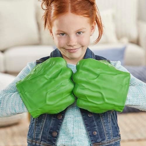 Marvel Avengers Hulk Gamma-Schmetterfäuste Rollenspielzeug, grün – Bild 5
