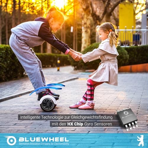 Bluewheel 6,5" Premium Hoverboard HX310s – Elektroboard mit LED, Bluetooth Lautsprecher, starker Dual Motor, HX Hoverboard App-kompatibel, ideal für Kinder & Erwachsene, deutsche Qualitätsmarke – Bild 5