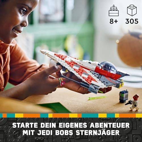 LEGO Star Wars Jedi Bobs Sternjäger, Bauspielzeug, Spielzeug-Sternenschiff Steinen, beliebter Charakter – Bild 4