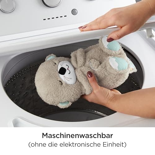 Fisher-Price Schlummer Otter Kuscheltier mit Atembewegung und Musik, Baby Erstausstattung, Neugeborene, Baby Spielzeug ab Geburt – Bild 5