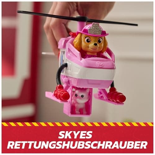 PAW PATROL – Fire Rescue Skyes Rettungshubschrauber mit Rettungsklaue und Skye Figur, Spielzeug für Kinder ab 3 Jahren – Bild 3