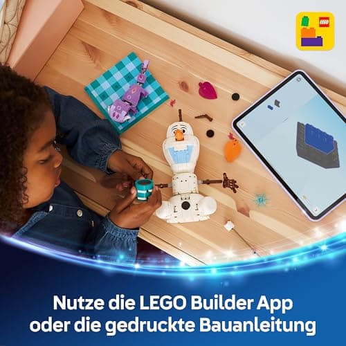 LEGO ǀ Disney Frozen Picknickspaß mit Olaf und Bruni - Schneemann Figur mit Picknickdecke und Zubehör - DIY Deko fürs Schlafzimmer – Bild 6