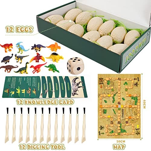 Dino Ausgrabungsset für Kinder, Ei Dinosaurier Spielzeug – Bild 6
