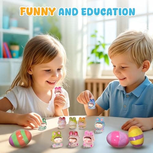 Badebomben Geschenke für Kinder mit Kaninchen-Spielzeug im Inneren, 9Stück Ostergeschenke für Kinder – Bild 4