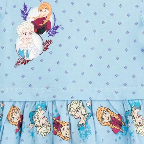 Disney Frozen Kleid | Prinzessin Kleider Für Mädchen | Anna Und ELSA Kinder Sommerkleid – Bild 7