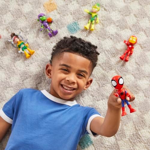 Marvel Spidey und Seine Super-Freunde, Freunde & Schurken Set, Action-Figurenset – Bild 6