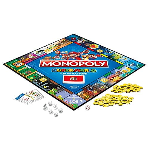 Monopoly E9517100 Super Mario Celebration Brettspiel für Super Mario Fans ab 8 Jahren, mit Soundeffekten aus dem Videospiel – Bild 4