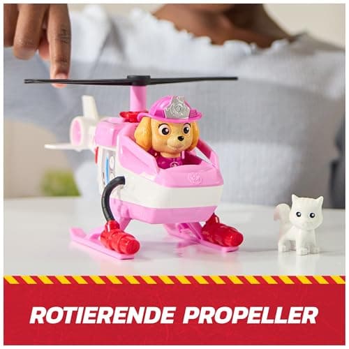PAW PATROL – Fire Rescue Skyes Rettungshubschrauber mit Rettungsklaue und Skye Figur, Spielzeug für Kinder ab 3 Jahren – Bild 5
