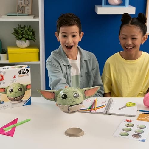 Ravensburger 3D Puzzle 11556 - Puzzle-Ball Grogu - Puzzle-Ball mit ansteckbaren Ohren – Bild 5