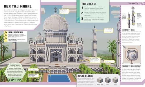 Das offizielle Minecraft Ideen Buch: Baue unsere Welt in Minecraft nach! Über 70 coole Bauideen - von den Pyramiden bis zur ISS. Für Minecraft-Fans ab 8 Jahren – Bild 6
