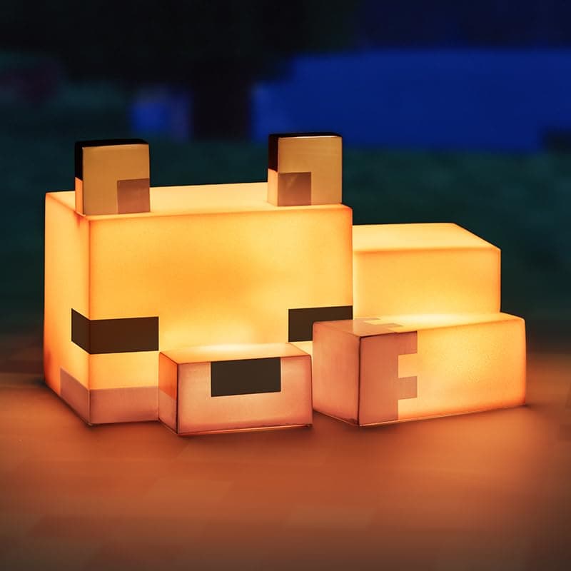 Minecraft Fuchs Nachtlicht - Offiziell lizenziert, Süße Lampe, Geschenk für Jungs & Mädchen, Gaming-Zimmerzubehör & Deko fürs Kinderzimmer – Bild 2