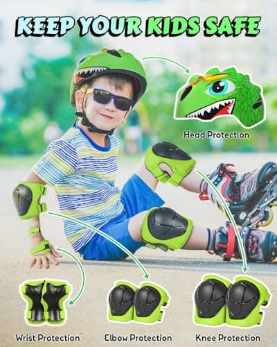 VICTGOAL Fahrradhelm Kinder zu Radsport Niedliche Cartoon 3D Gestaltet Kinderhelm für Fahrrad Skateboard Rollschuh für Jungen und Mädchen Verstellbare Größe – Bild 2
