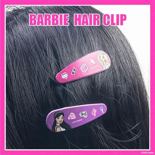 Barbie Make-up gefüllt Rucksack Set, einschließlich Lippenbalsam, Nagellack, Nagelfile, Haarbögen anderes Zubehör, Alter 3+ – Bild 7