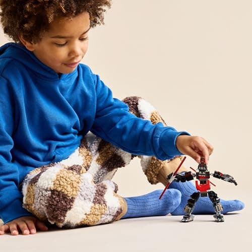 LEGO Star Wars Darth Maul Mech Bauspielzeug - Spiel- und Ausstellungsfigur mit doppelklingigem roten Lichtschwert und Mini-Figur - Geschenk für Jungen ab 6 Jahren und Fans von The Clone Wars – Bild 2