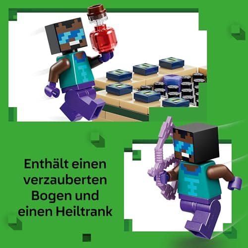 LEGO Minecraft Reise durch Nether und Endportal - Kinder Spielzeug mit Helden, Enderman und Baby Hoglin Figuren - Set mit Minecraft Figur – Bild 5