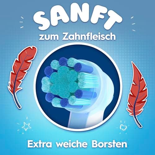 Oral-B Pro Kids Spiderman Elektrische Zahnbürste für Kinder ab 3 Jahren — Inkl. 1 Aufsteckbürste & Zahnbürsten-Sticker, Reise-Etui, Blau/Rot – Bild 6