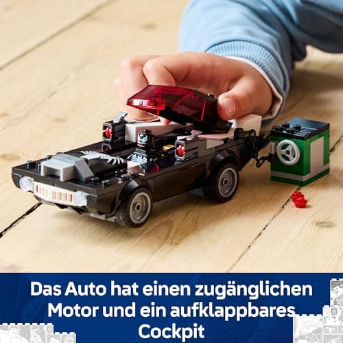 LEGO | Marvel Spider-Man Mech vs. Venom Muscle Car - Auto Spielzeug mit 3 Superhelden Minifiguren - Modellauto mit Shootern – Bild 5