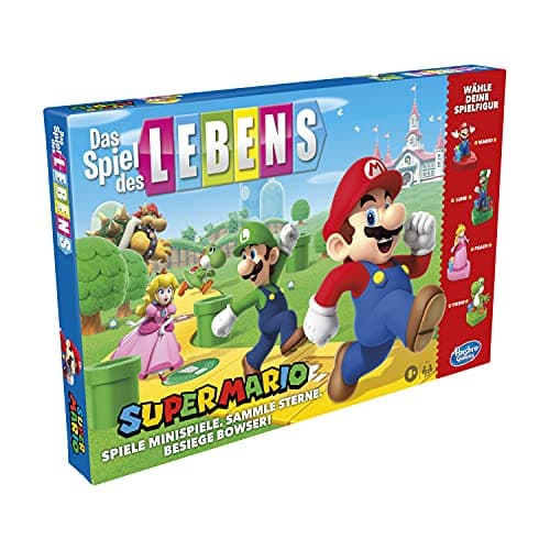 Hasbro Das Spiel des Lebens Super Mario Brettspiel für Kinder ab 8 Jahren, Minispiele Spielen, Sterne sammeln und gegen Bowser kämpfen – Bild 4