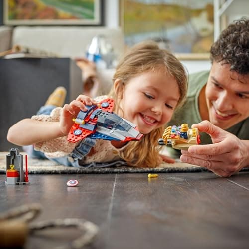 LEGO ǀ Marvel Captain America vs. Thanos - Kinder Spielzeug mit Minifiguren - Kreatives Geschenk für Jungen und Mädchen ab 4 Jahren – Bild 3
