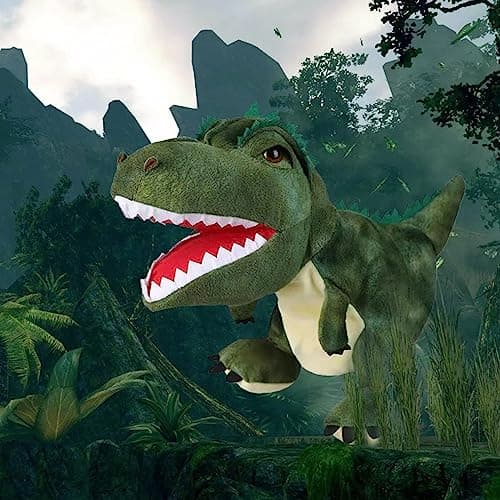 Dinosaurier Handpuppen Dinosaurier Spielzeug – Bild 2