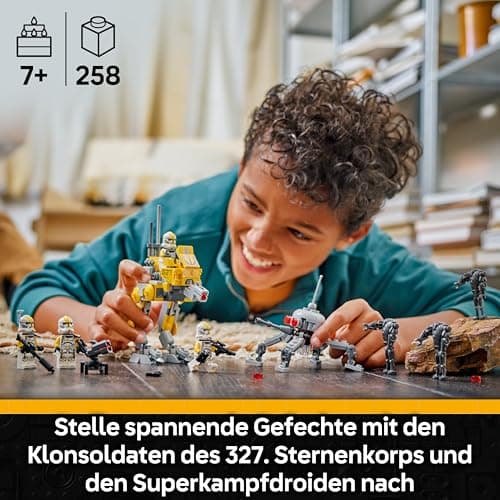 LEGO Star Wars Klonsoldaten des 327. Sternenkorps Battle Pack - Spielzeug für Kinder ab 7 Jahren - Minifiguren zum Bauen und Sammeln – Bild 4