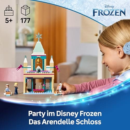 LEGO ǀ Disney Frozen Das Arendelle Schloss - Spielzeug mit Anna & ELSA Minifiguren sowie Olaf & Pinguin Figuren – Prinzessinnen Schloss Spielzeug – Bild 4