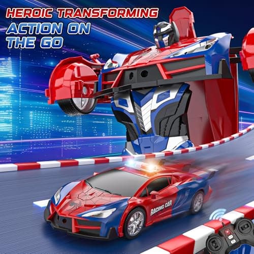 Spider Transform Ferngesteuertes Auto - 1:18 Roboter RC Auto mit One-Key Transformation & 360° Drehung – Bild 3