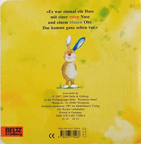 Der Hase mit der roten Nase: Vierfarbiges Papp-Bilderbuch – Bild 4