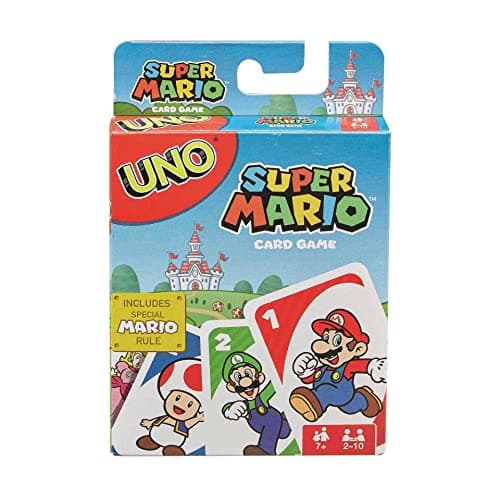 Mattel Games DRD00 - UNO Super Mario Kartenspiel, geeignet für 2-10 Spieler, Kartenspiele und Kinderspiele ab 7 Jahren – Bild 4