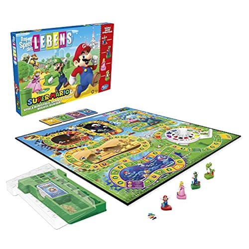 Hasbro Das Spiel des Lebens Super Mario Brettspiel für Kinder ab 8 Jahren, Minispiele Spielen, Sterne sammeln und gegen Bowser kämpfen – Bild 3