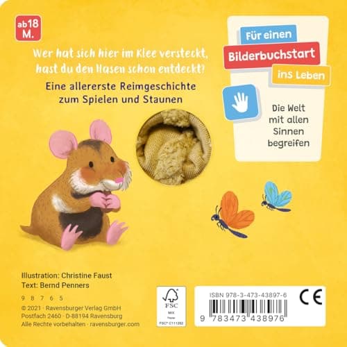 Mein liebstes Fingerpuppenbuch: Hallo, kleiner Hase! - Ostergeschenk für Kinder ab 1,5 Jahren – Bild 2