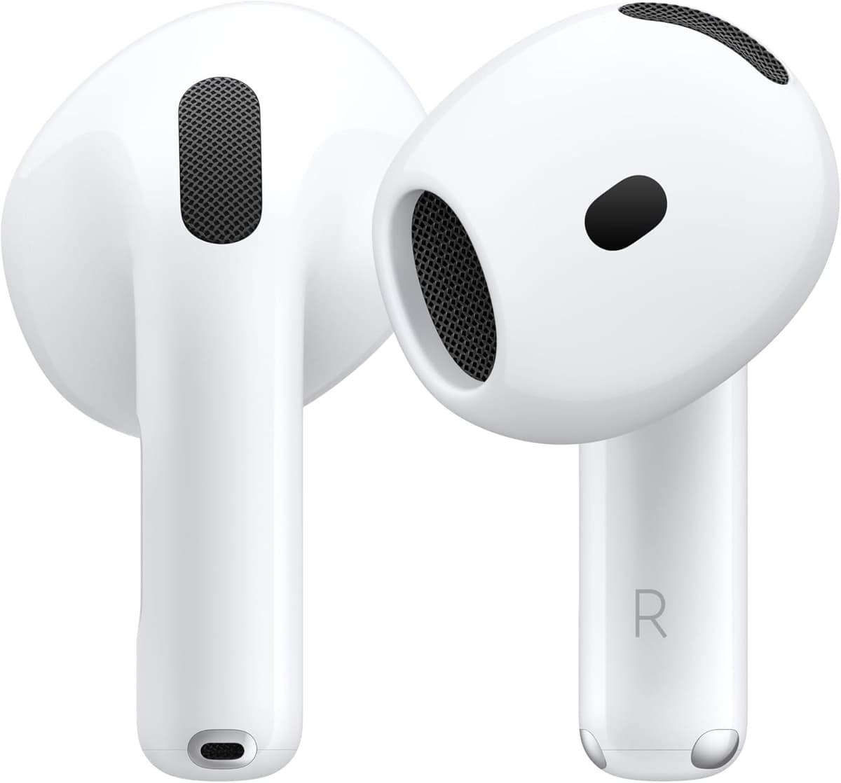 Apple AirPods 4 Kabellose Kopfhörer, Bluetooth Kopfhörer, Personalisiertes 3D Audio, Schutz vor Schweiß und Wasser, USB-C Ladecase, H2 Chip, bis zu 24 Std. Wiedergabe – Bild 1