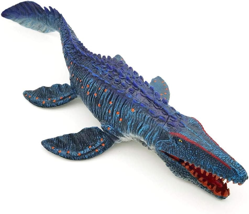 SIENON Jurassic Mosasaurus Dinosaurier-Spielzeug 34cm, realistische Dinosaurier-Spielzeugfiguren, Dino-Figur, große Tiefsee-Kreatur aus Kunststoff handbemaltes Ozean-Tiermodell-Spielset – Bild 1