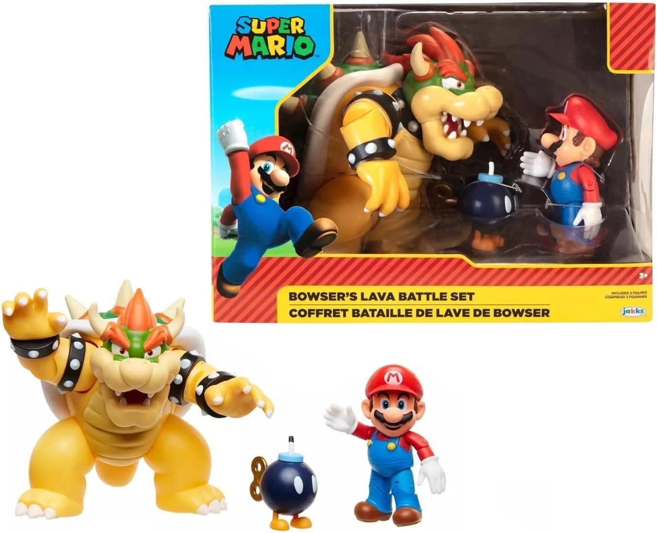 Super Mario Nintendo Bowser 18cm vs. Mario Figuren Set – Bild 1