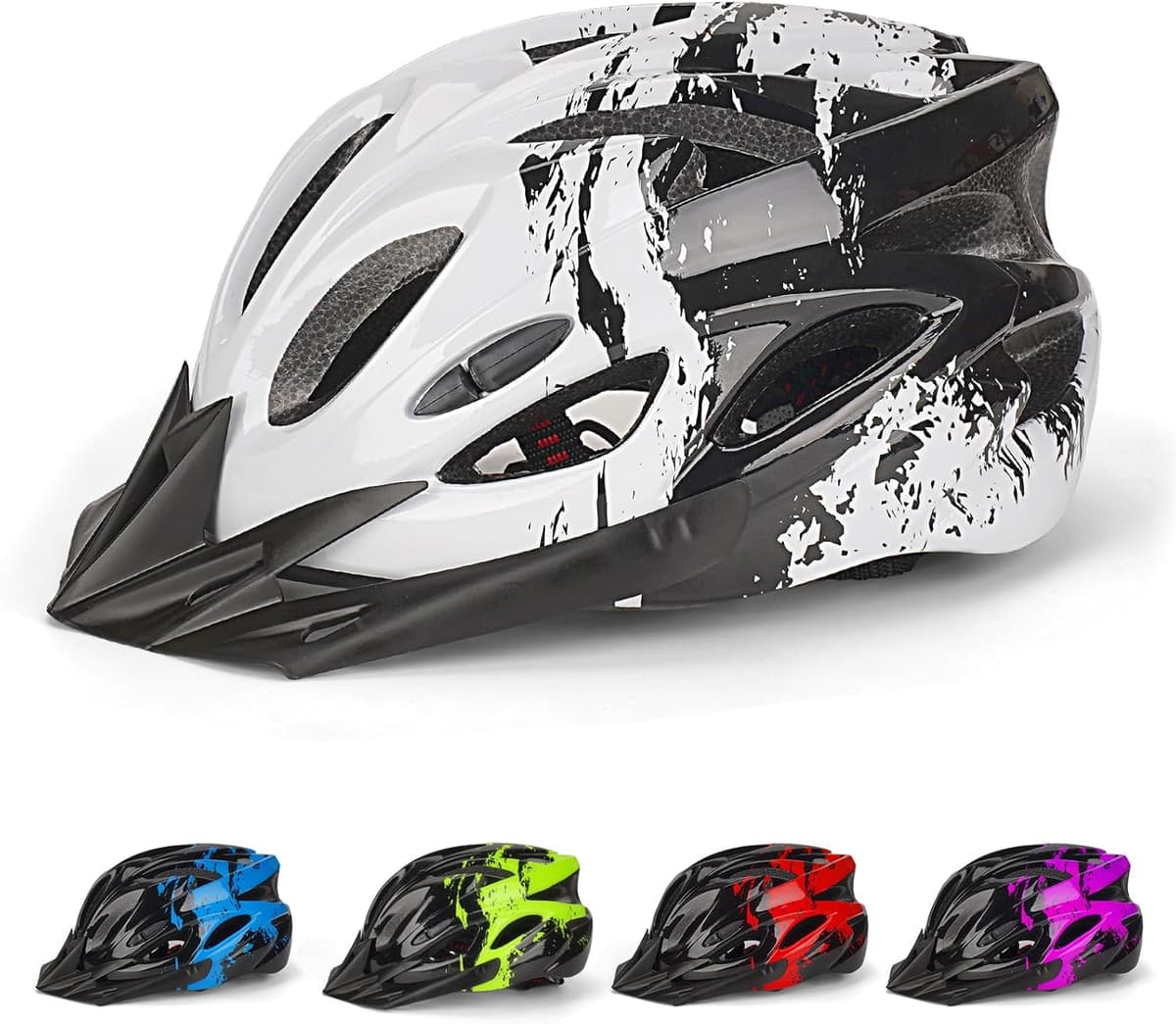 Fahrradhelm Kinder, Verstellbarer Kinderhelm für Jungen und Mädchen im Alter von 3–15 Jahren – Bild 1