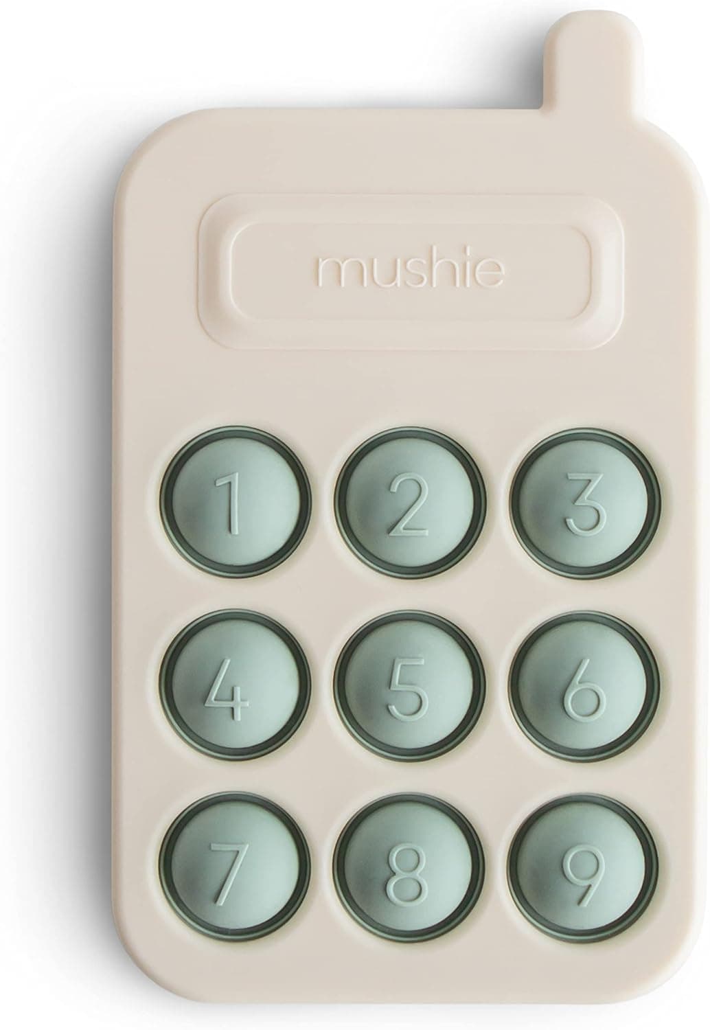 Mushie Telefon Pressspielzeug für Kinder – Bild 1