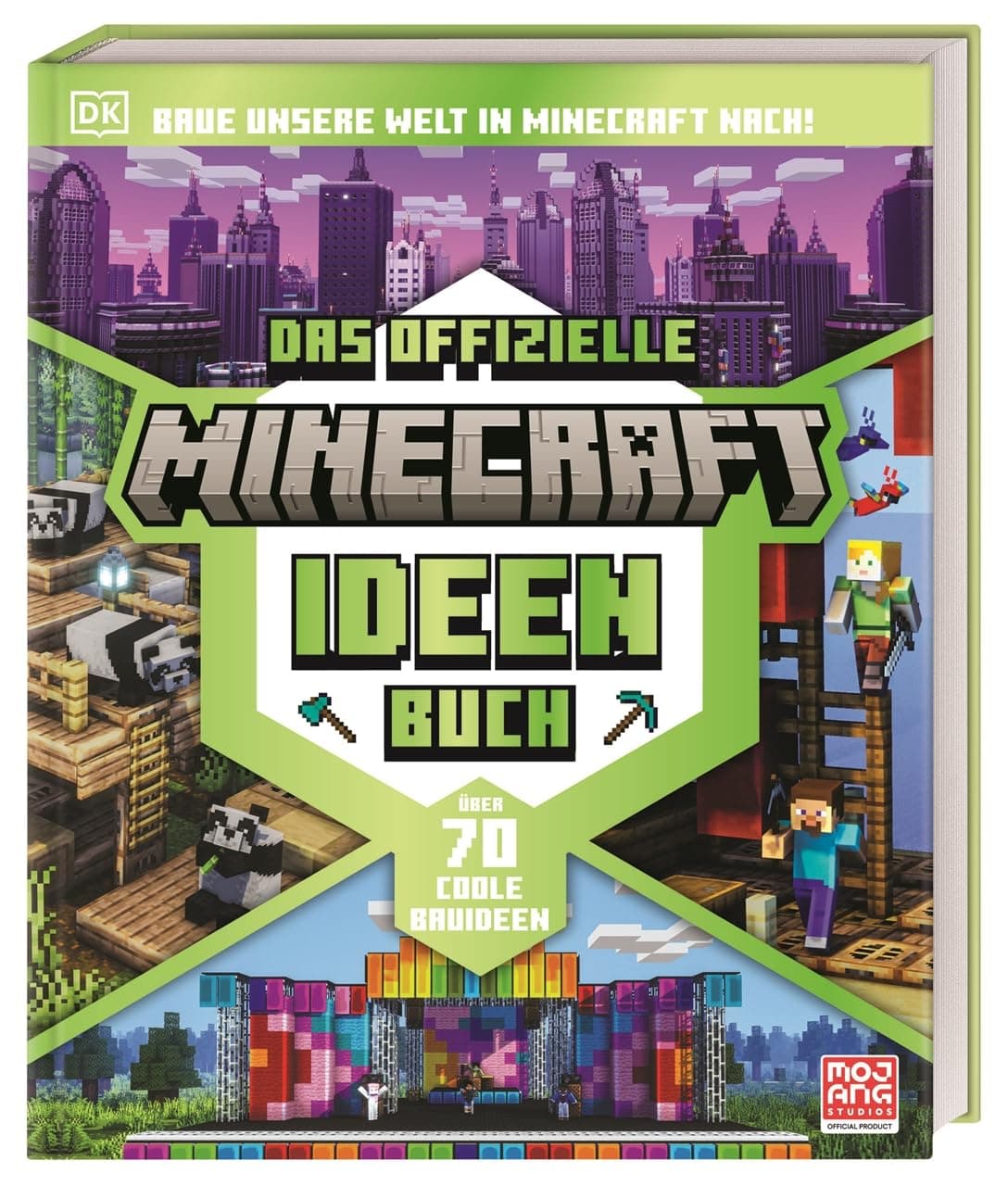 Das offizielle Minecraft Ideen Buch: Baue unsere Welt in Minecraft nach! Über 70 coole Bauideen - von den Pyramiden bis zur ISS. Für Minecraft-Fans ab 8 Jahren – Bild 1