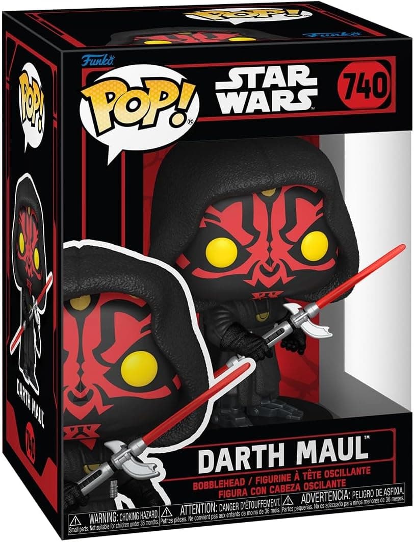 Funko Pop! Star Wars: Star Wars Darkside - Darth Maul - Vinyl-Sammelfigur – Bild 1