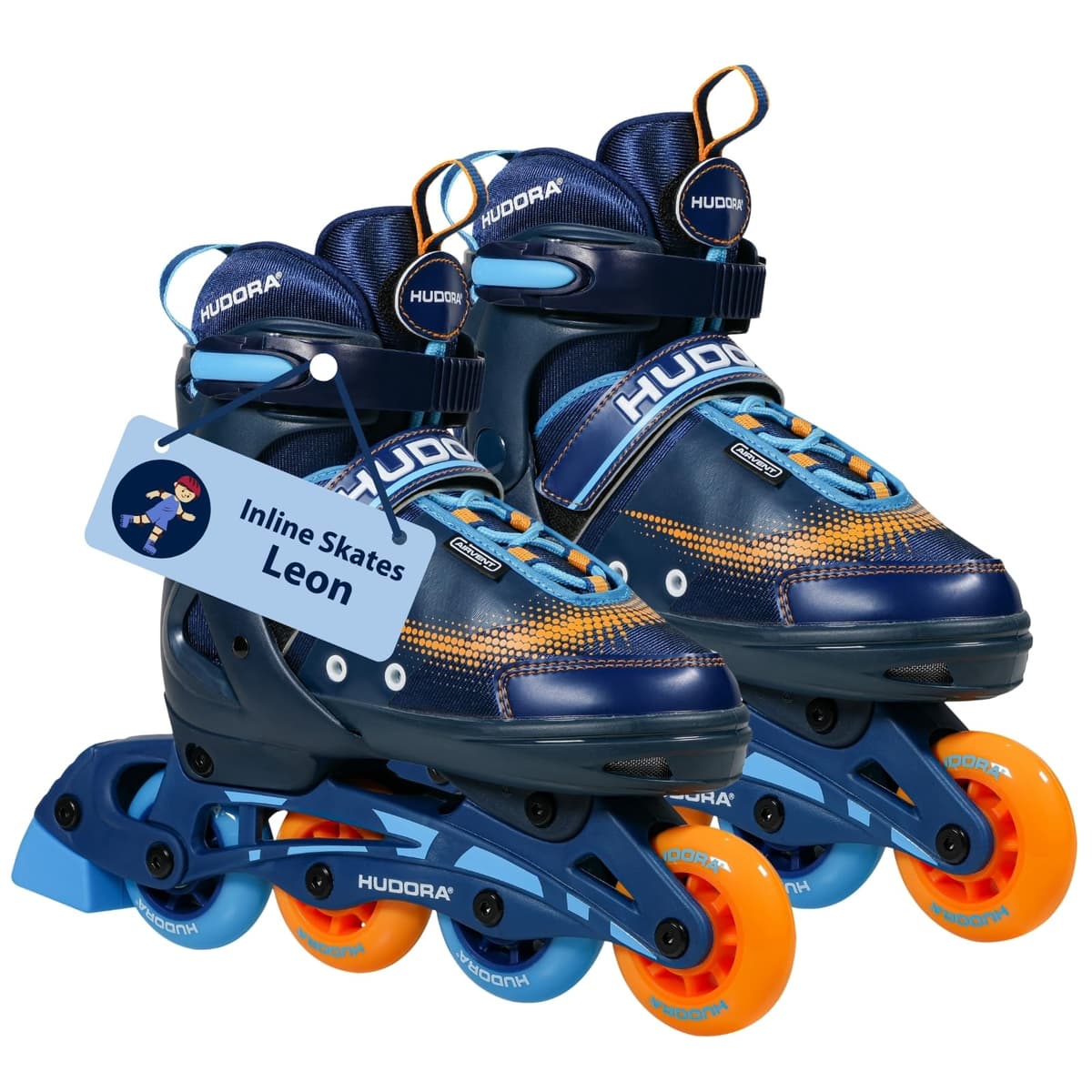 HUDORA Inline Skates Mia/Leon - Inliner für Kinder/Jugendliche in versch. Größen & Farben - Roller Skates bis zu 4 Größen verstellbar – Bild 7