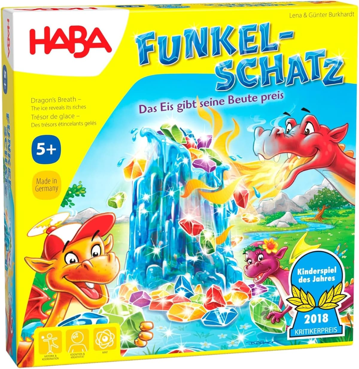 HABA Funkelschatz – Kinderspiel des Jahres 2018, 3D Fantasy Brettspiel – Bild 1