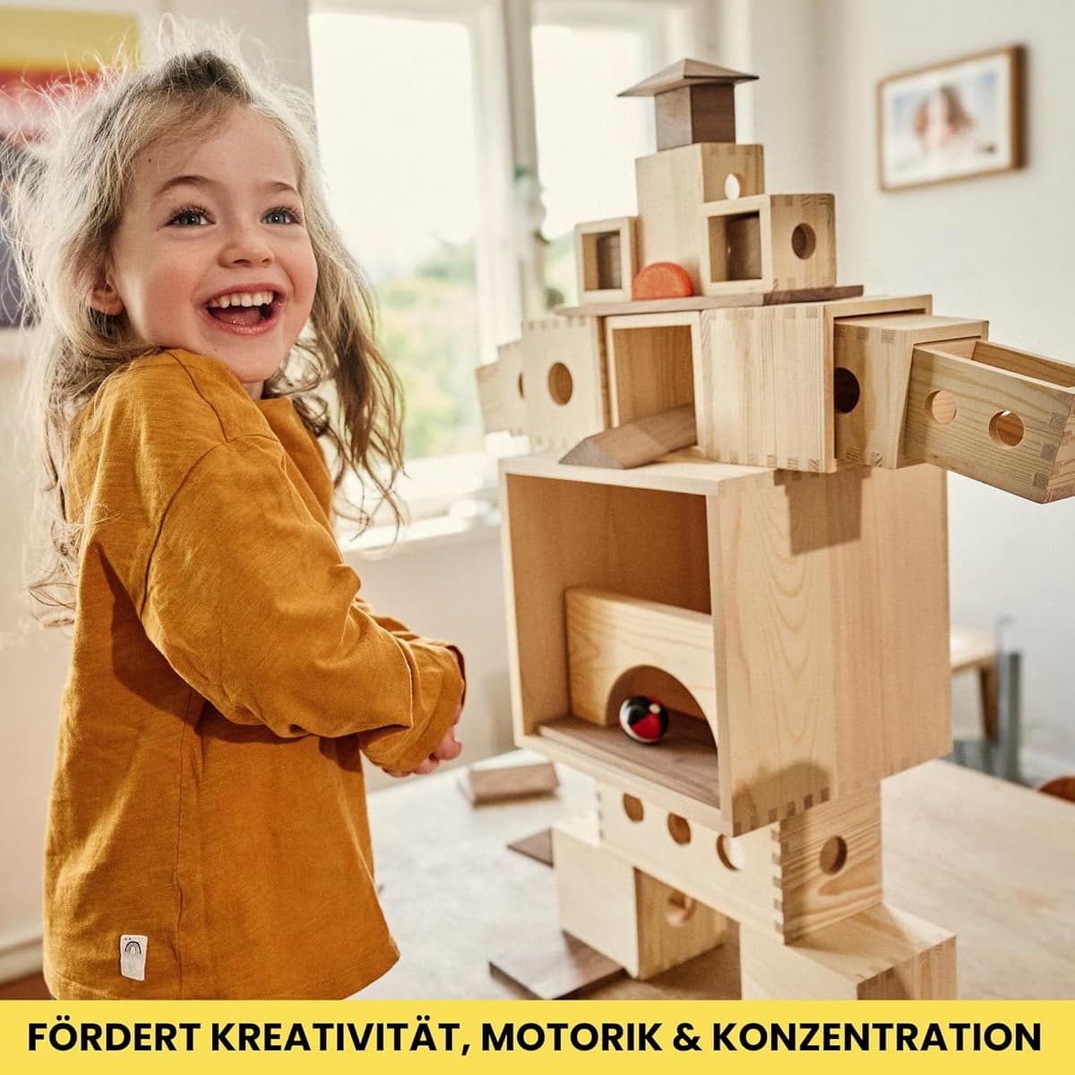 Matzbox - Montessori Kreativspielzeug aus Holzbausteinen – Bild 2