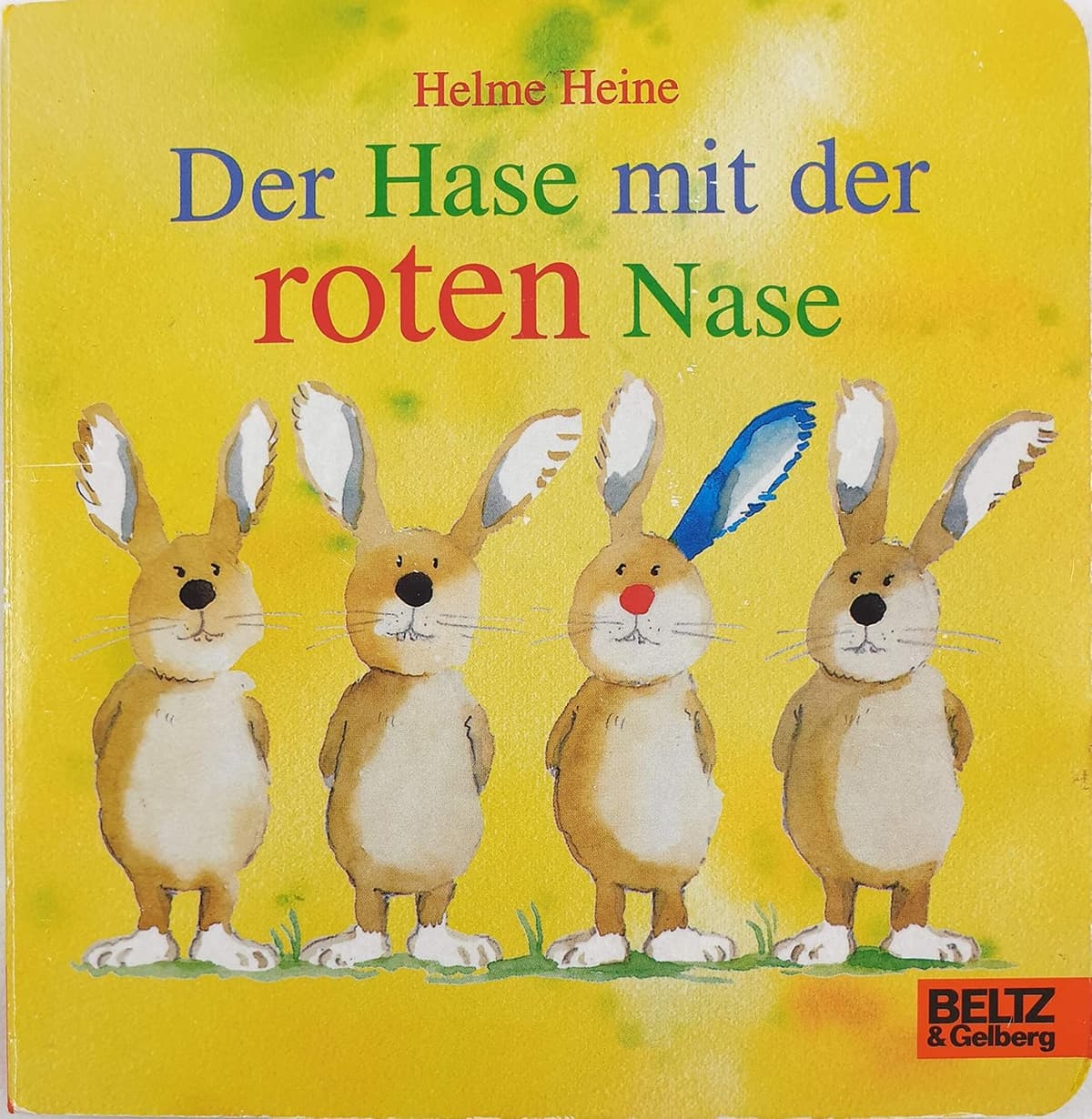Der Hase mit der roten Nase: Vierfarbiges Papp-Bilderbuch – Bild 1